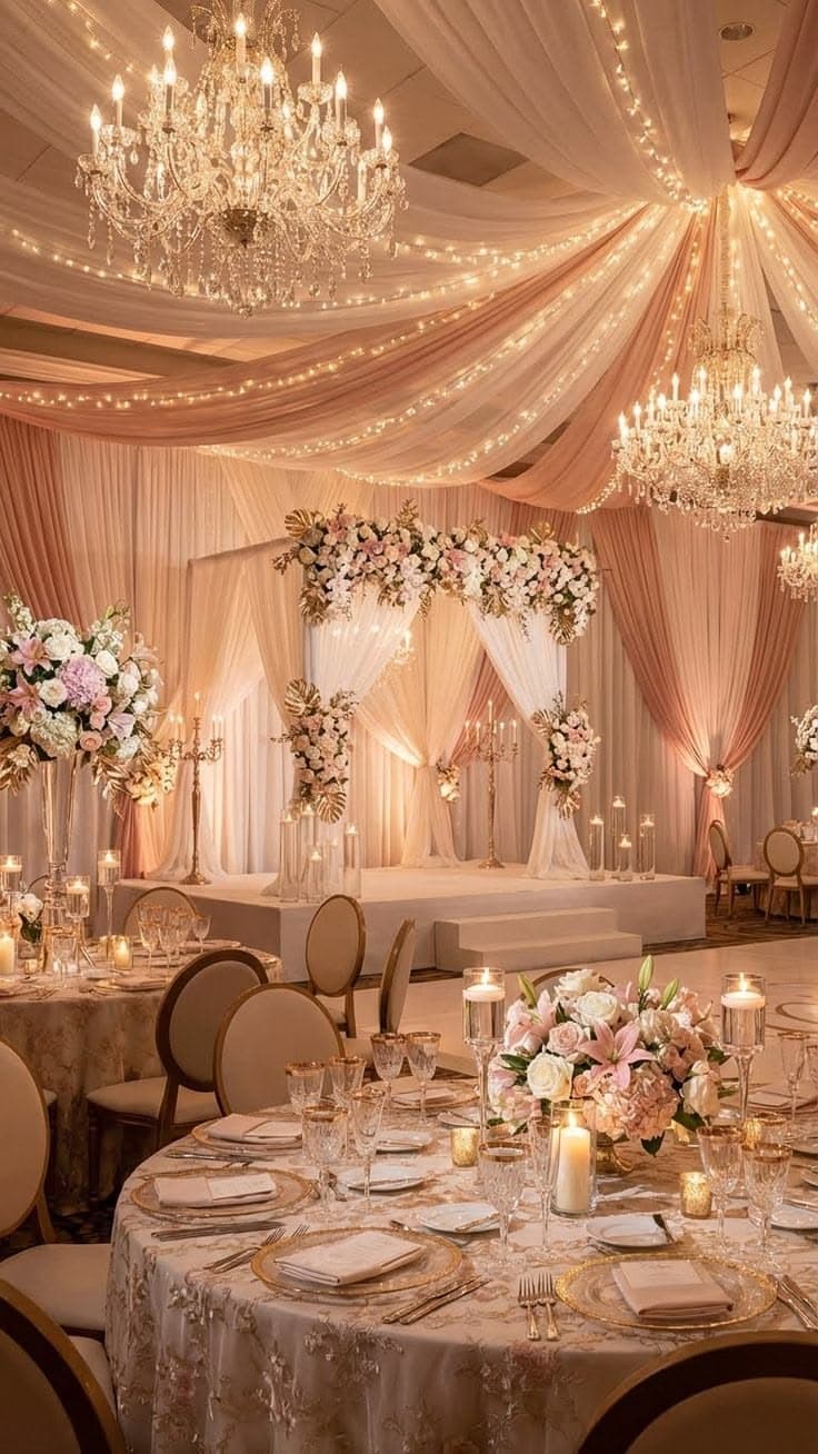 Floral decoration for reception